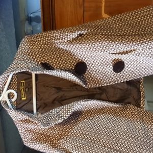 Chocolate Brown Vintage Tweed Jacket